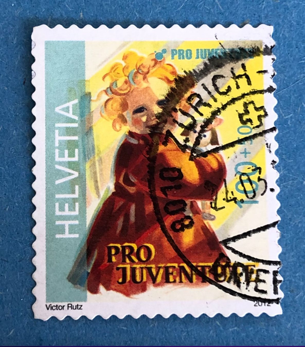 Tous les timbres: Nr.J 407A  GESTEMPELT Blondes Mädchen 2012   – D'occasion à Aarau par Billa007