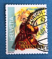 Nr.J 407A  GESTEMPELT Blondes Mädchen 2012  