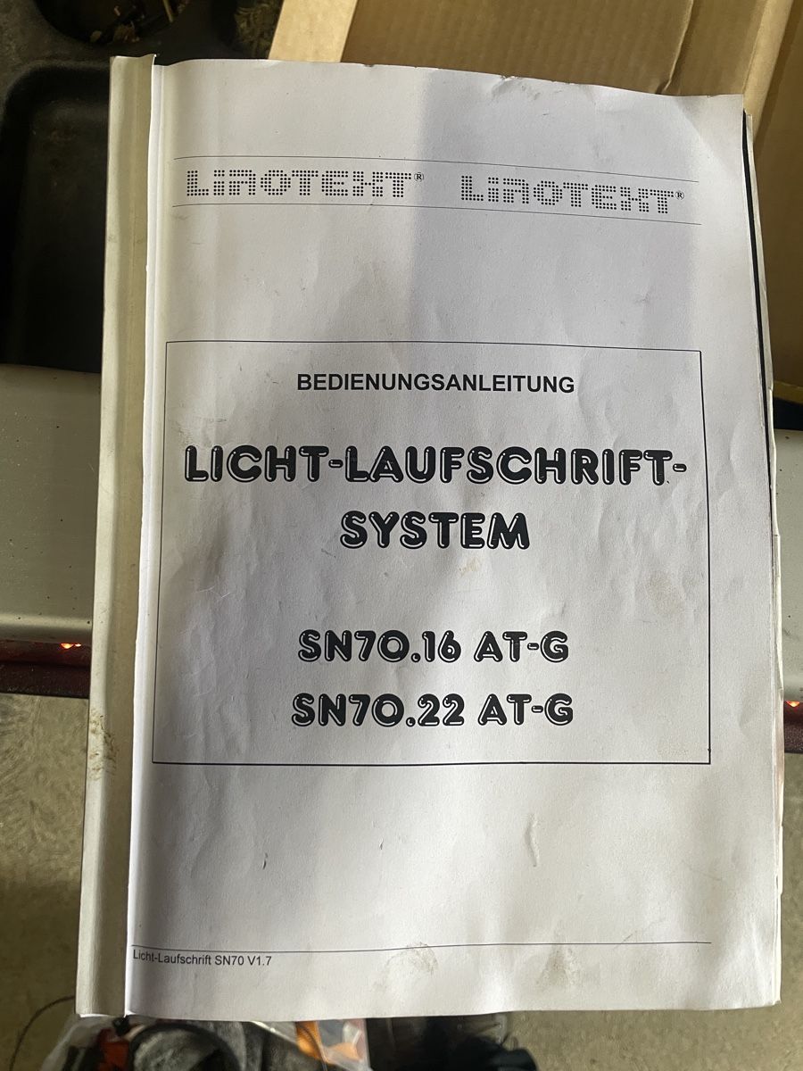 Ecriteaux: Licht Laufschrift System – D'occasion à Wenslingen par SchrauberGirl76 2