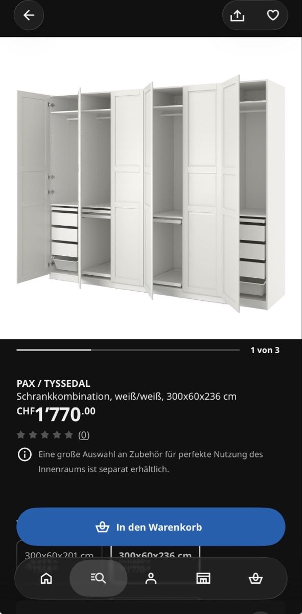 Armoires: Schrank von ikea – Neuf (Voir description) à Bern par aldin.cvn 4