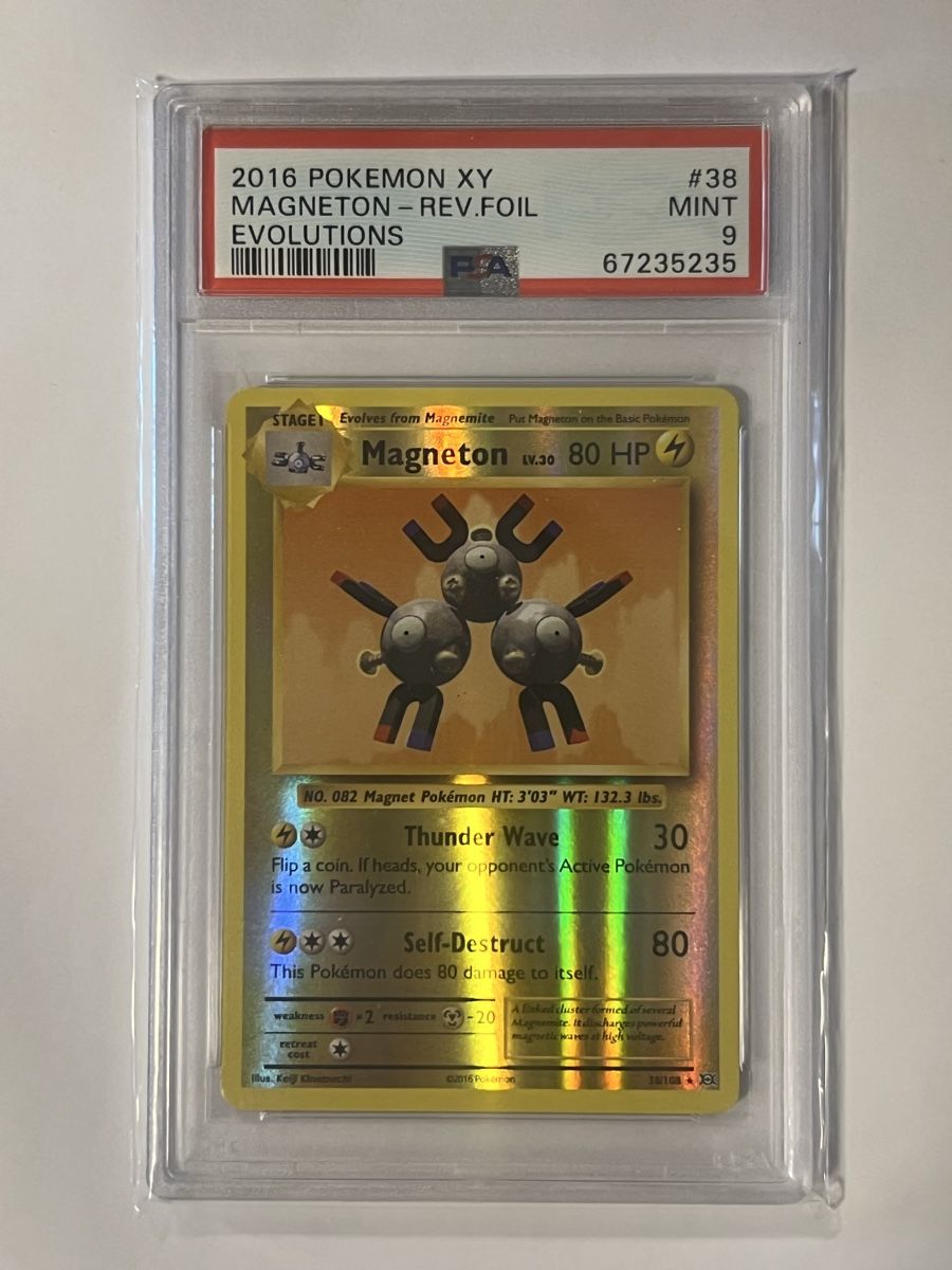 Pokémon Carte collezionabili: Pokemon Karte Magneton reverse Holo XY Evolutions PSA 9 – Usato da Almens venduto da dra_mql5 1