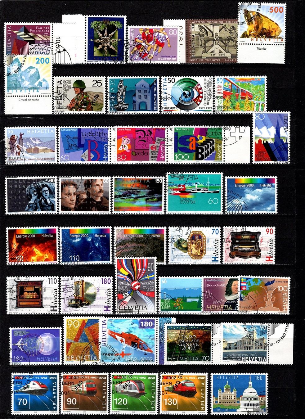 Tutti i francobolli: Sammlung Schweiz (805) – Usato da Burgdorf venduto da blinky01
