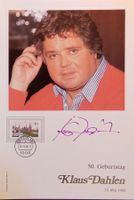 Klaus Dahlen 1938-2006 Autogramm Sammelkarte 18x26cm