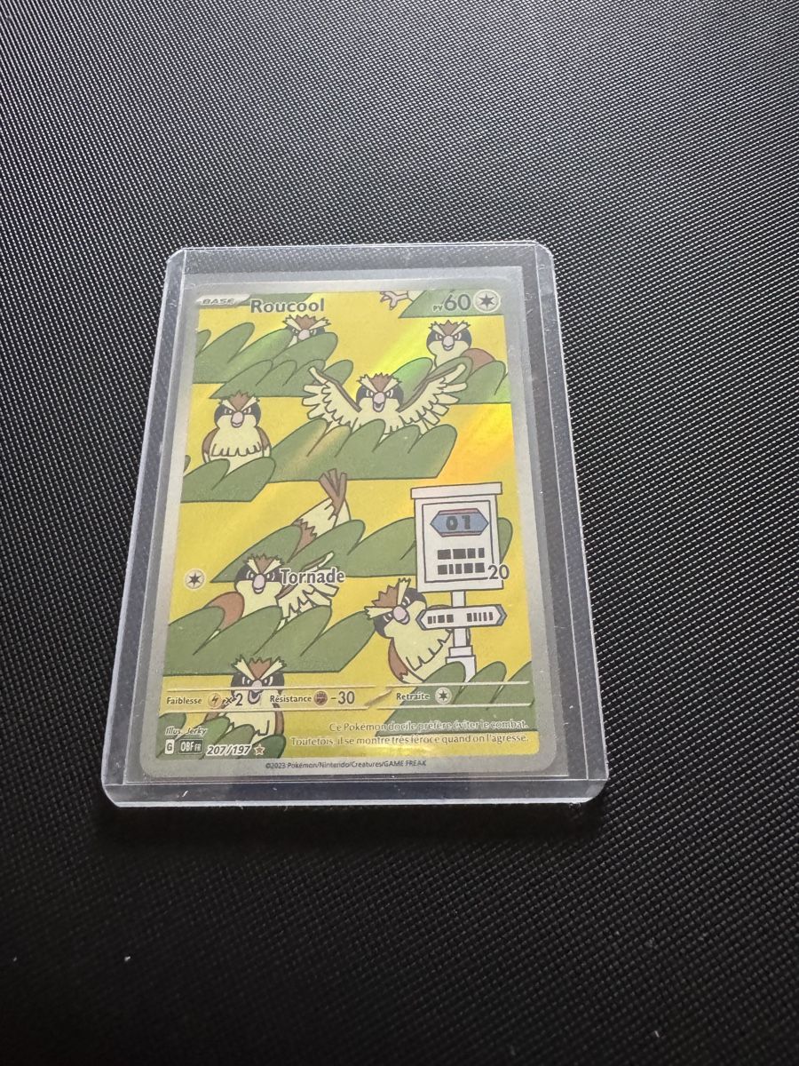 Pokémon Carte collezionabili: Roucool 207/197 AR NM FR – Nuovo e nell'imballaggio originale da Courtepin venduto da cr7_jk98 2