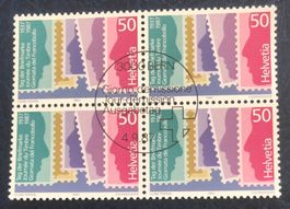 4 er Block Nr.751 mit Vollstempel Bern