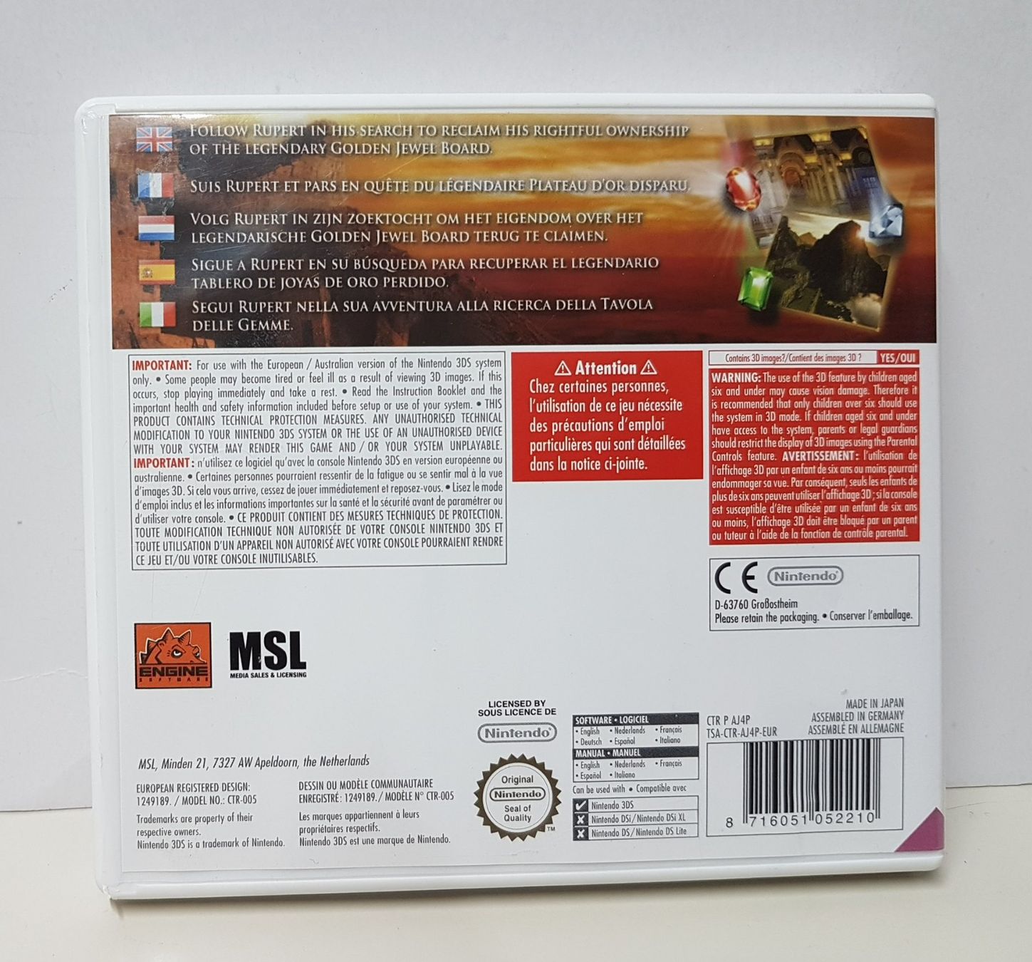 Nintendo Giochi: Jewel Quest 4 Heritage  3DS – Usato da Schüpfheim venduto da Games_Spielkonsolen 2