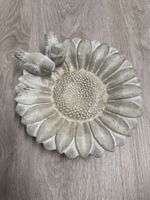 Schale Motiv Sonnenblume mit 2 Vögel