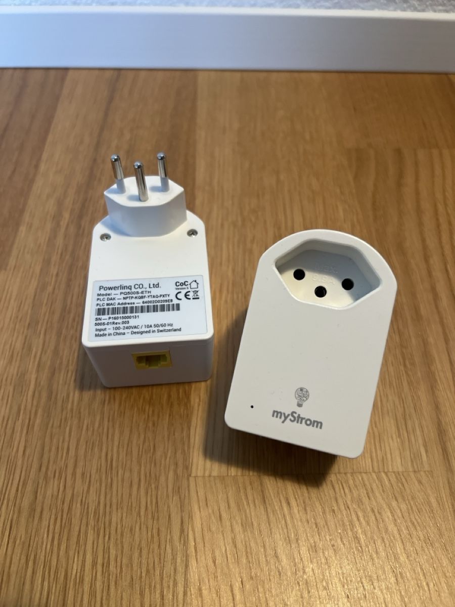 myStrom Unità & Adattatore: myStrom Powerlinq model PQ500S-ETH, 2 Stück – Nuovo (secondo la descrizione) da Luzern venduto da sr.luzern
