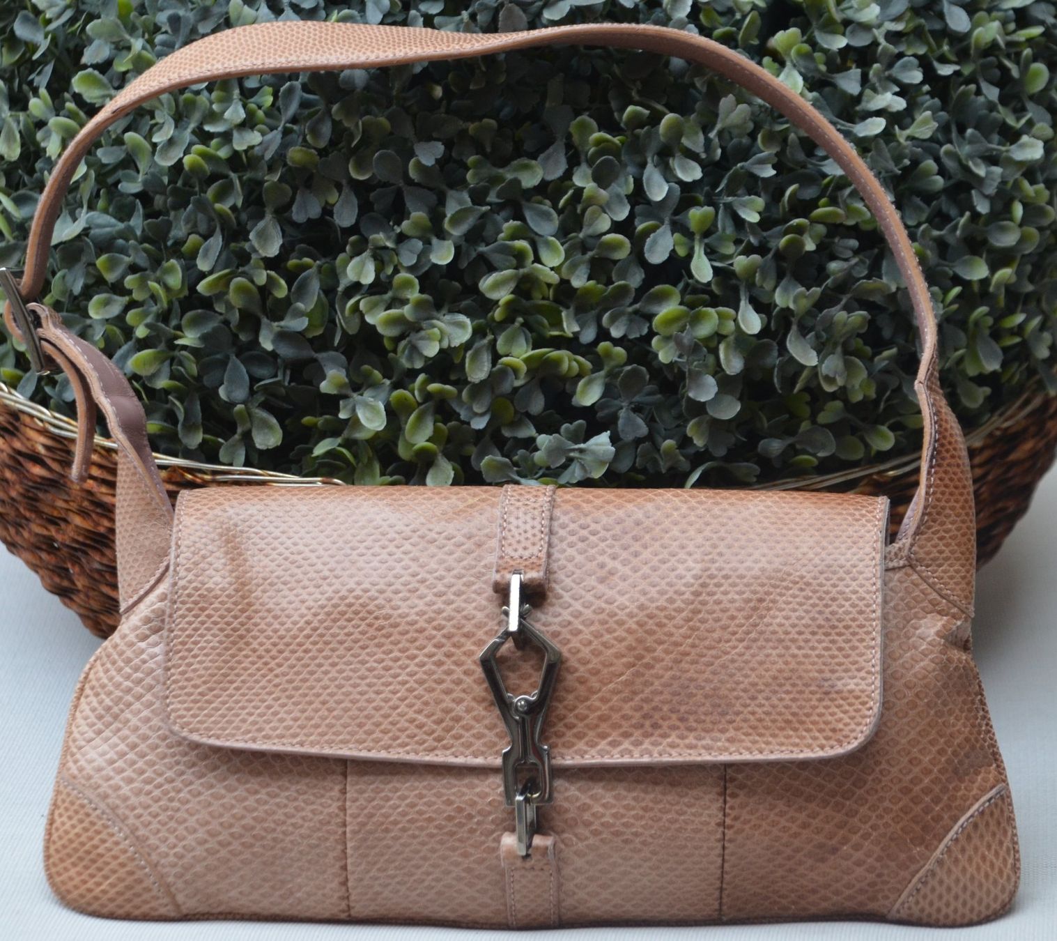 Gucci Borse da donna: Gucci Tasche - Eidechsenleder / sac - cuir de lézard – Usato da Collonges venduto da Auganien 1