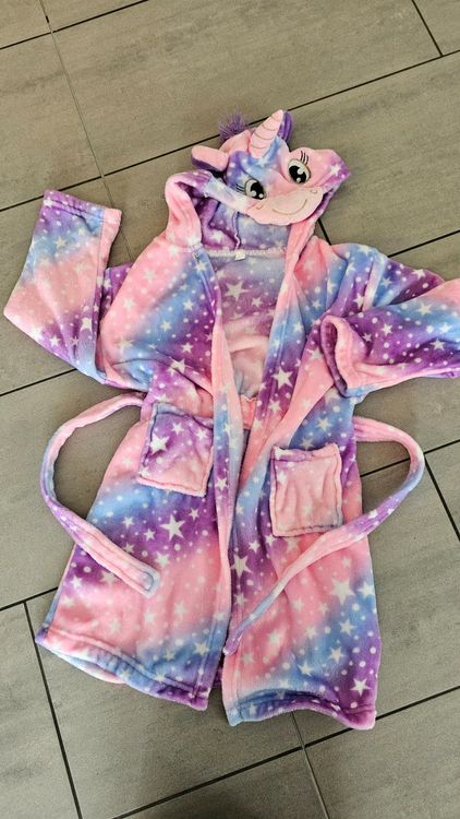 Süsser Einhorn Bademantel 140 | Kaufen auf Ricardo
