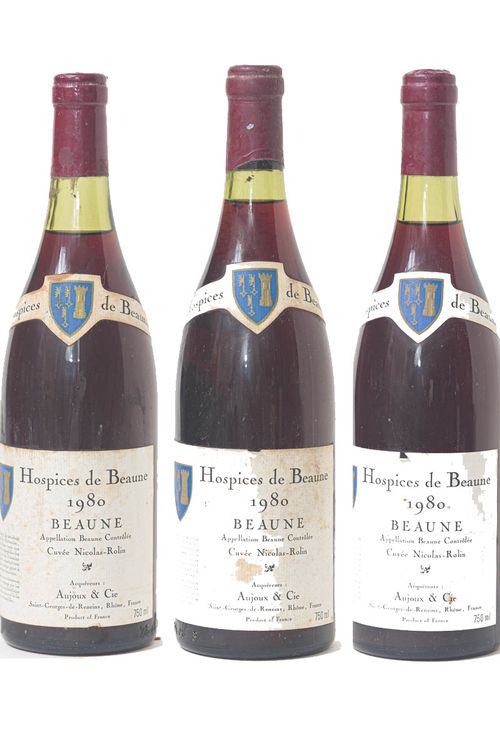 Ancienne étiquette Vin Hospices De Beaune Cuvée A. Grivault 1907