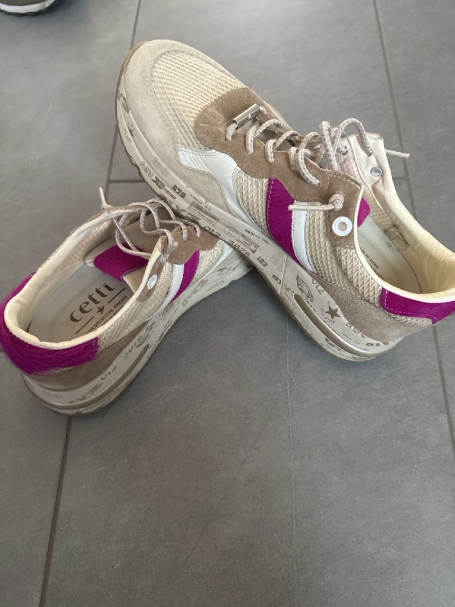 Scarpe da donna: Bequemer Sneaker CETTI Echtleder – Usato da Fürstenau venduto da Du-01 1