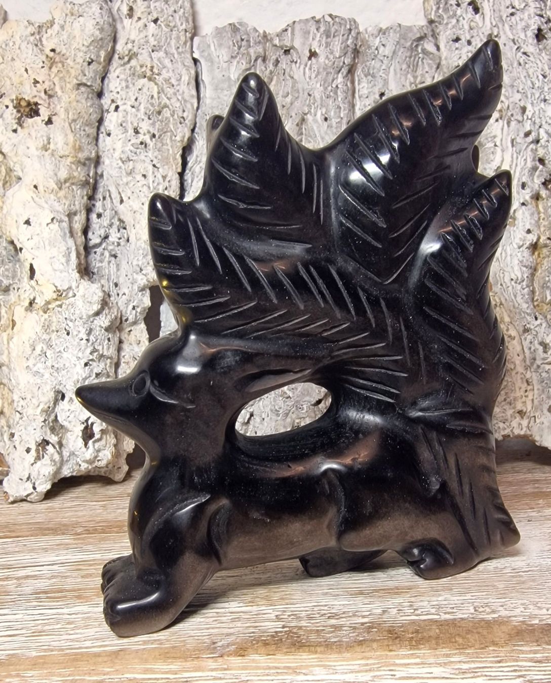 Mineralien & Heilsteine: Hübscher Silber Obsidian Fuchs 322g – Neu (gemäss Beschreibung) aus Matzingen von Shay_Crystalz 2