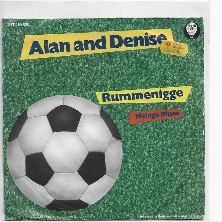 Dischi in vinile: Alan and Denise  --  Rummenigge  Single7 – Usato da Oberwil (Dägerlen) venduto da thealbum