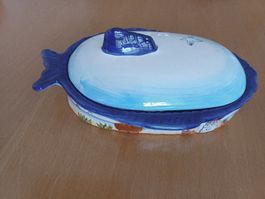 Keramik Fisch Butterdose aus der Ostsee