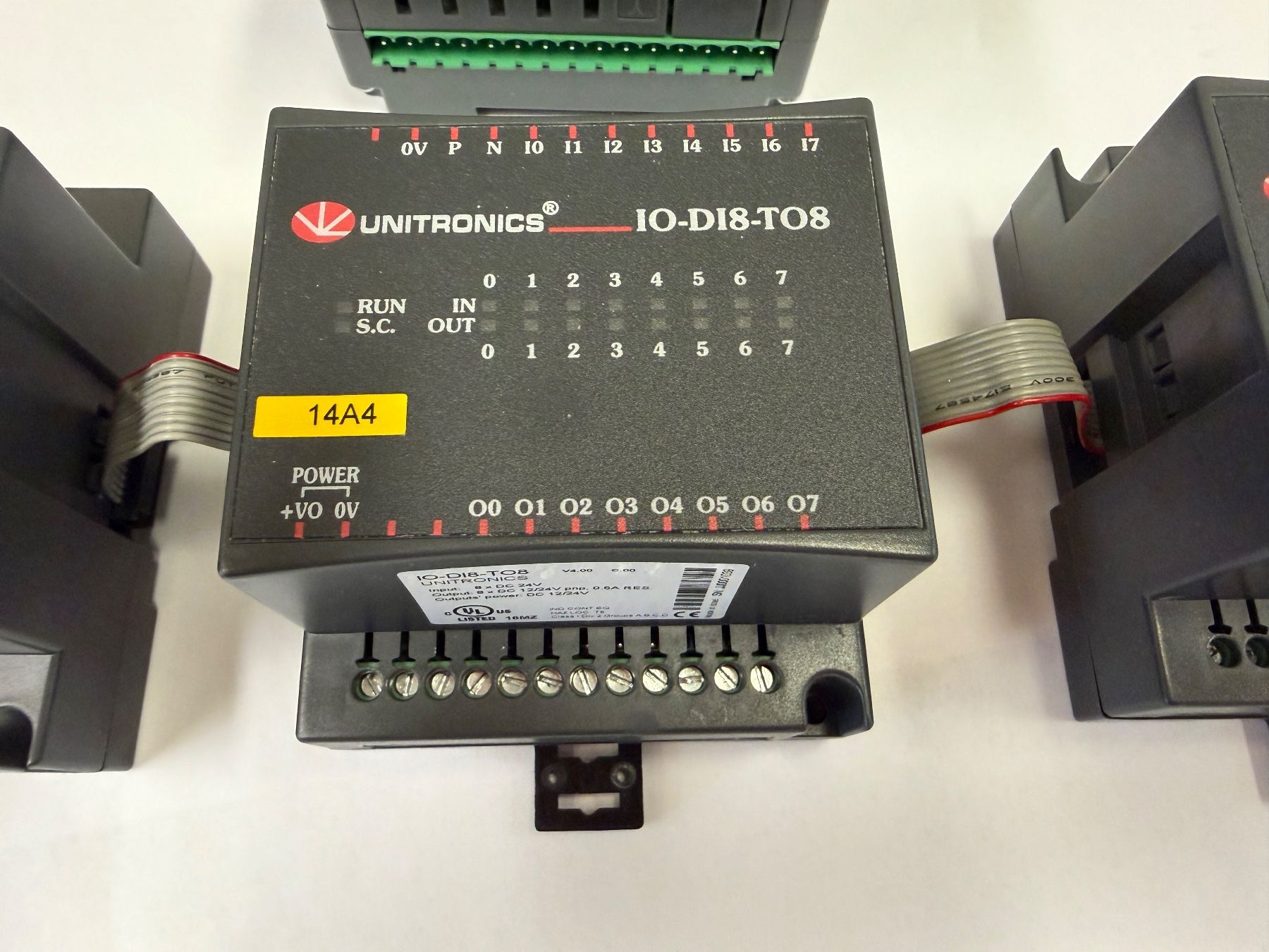 Sistema di controllo: Unitronics Panel, EX-A1, IO-DI8-TO8, IO-AI4-AO2 Module – Usato da Dintikon venduto da Baddaru 2