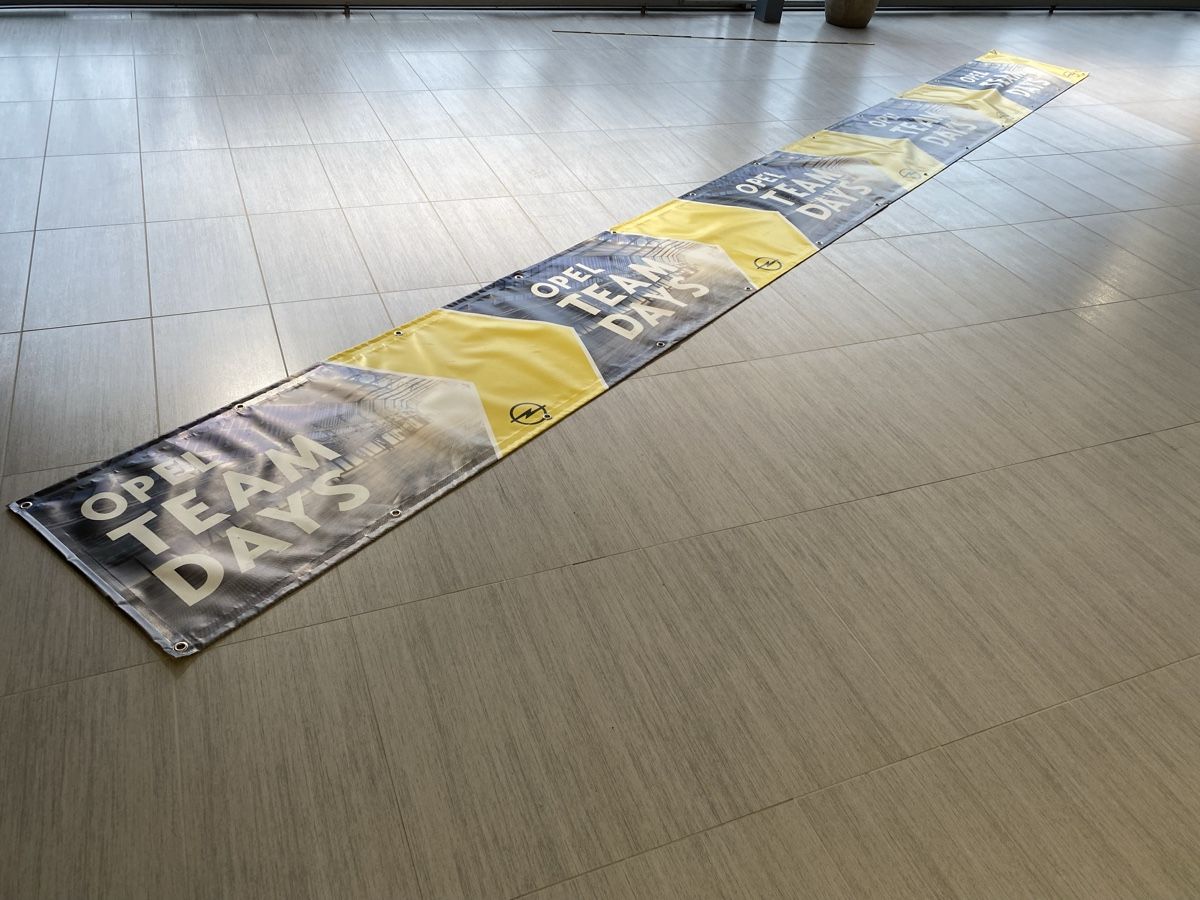 Poster & Bilder: Blache Opel Team Days 60cm x 6m  – Gebraucht aus Hägglingen von Karin0802 2