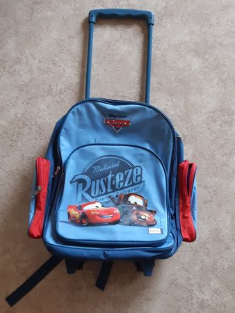 Kinder-Umhängetasche mit Motiven und Kindertrolly  40x30x15