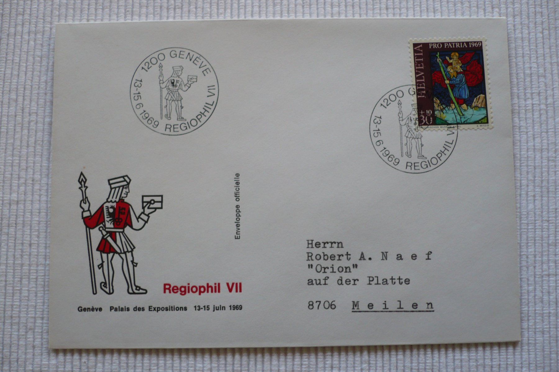 Tutti i francobolli: 1969 REGIOPHIL VII, Genève – Usato da Zürich venduto da saltandpepper008
