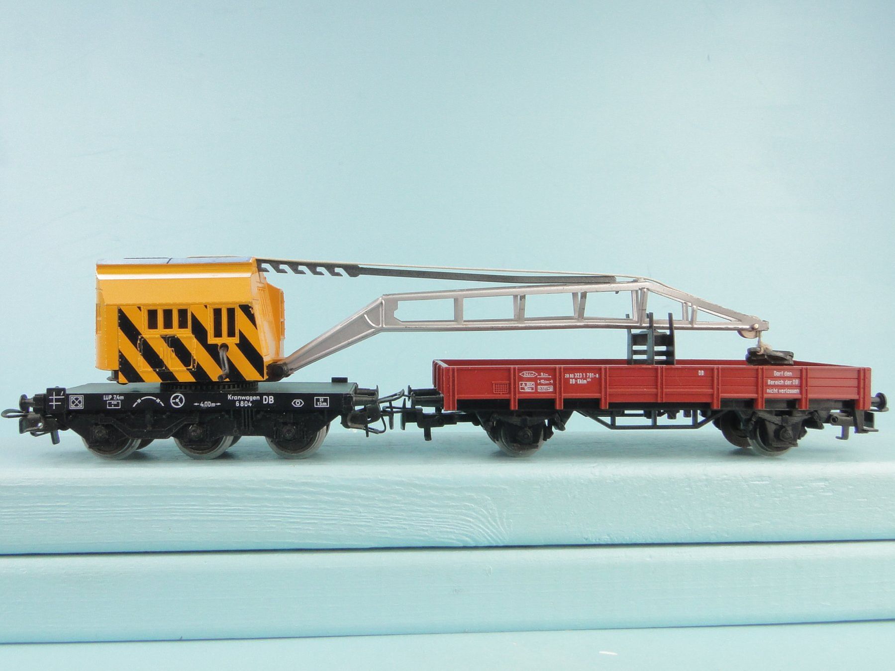 Märklin Modellini di ferrovie: Märklin H0 4671 Kranwagen der DB – Usato da Bülach venduto da cann11 2