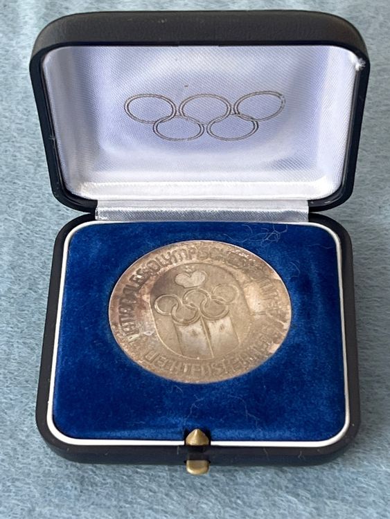 Silbermünze Olympisches Komitee Liechtenstein 1976 Kaufen auf Ricardo