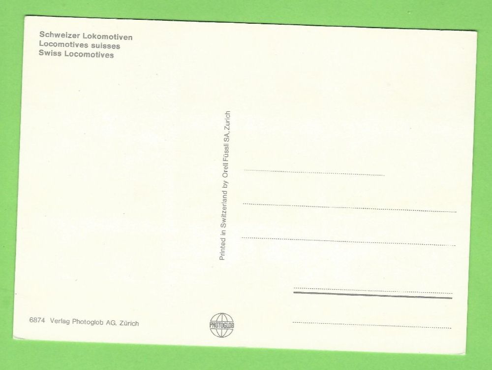Cartoline postali: 9 Schweizer Lokomotiven – Usato da Zürich venduto da t24_de 1