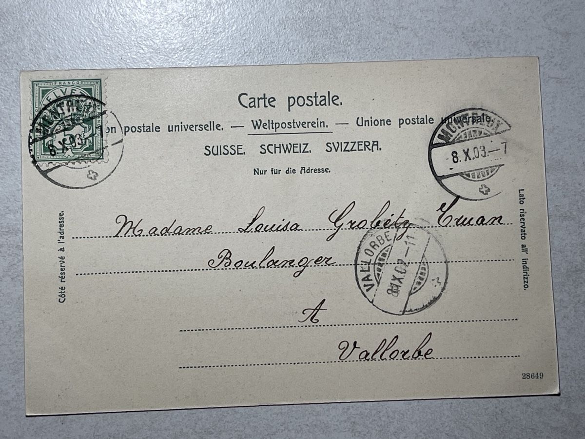 Cartoline postali: Vevey La Promenade – Usato da Strengelbach venduto da Aschatan5 1
