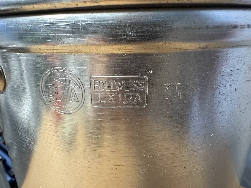 Töpfe: Altes Milchkesseli 3 Liter Edelweiss extra – Gebraucht aus Rothrist von Luckywinner 2