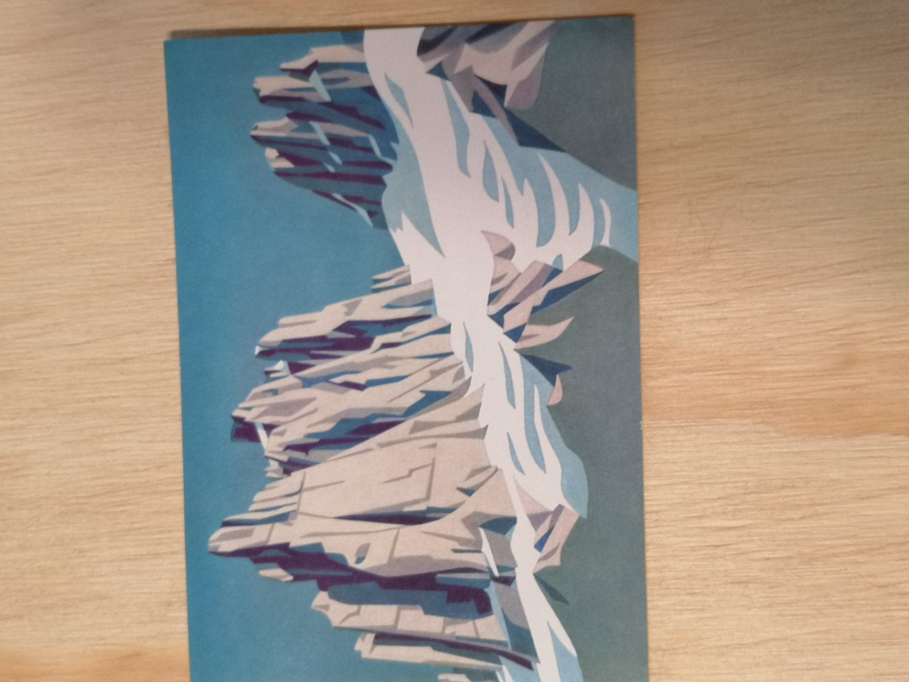 Cartoline postali: Schweizer Briefmarke - Sujet Berglandschaft – Usato da Heimberg venduto da Newyorker5