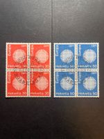 1970 Nr. 481+482 im 4er Block mit ET-Stempel