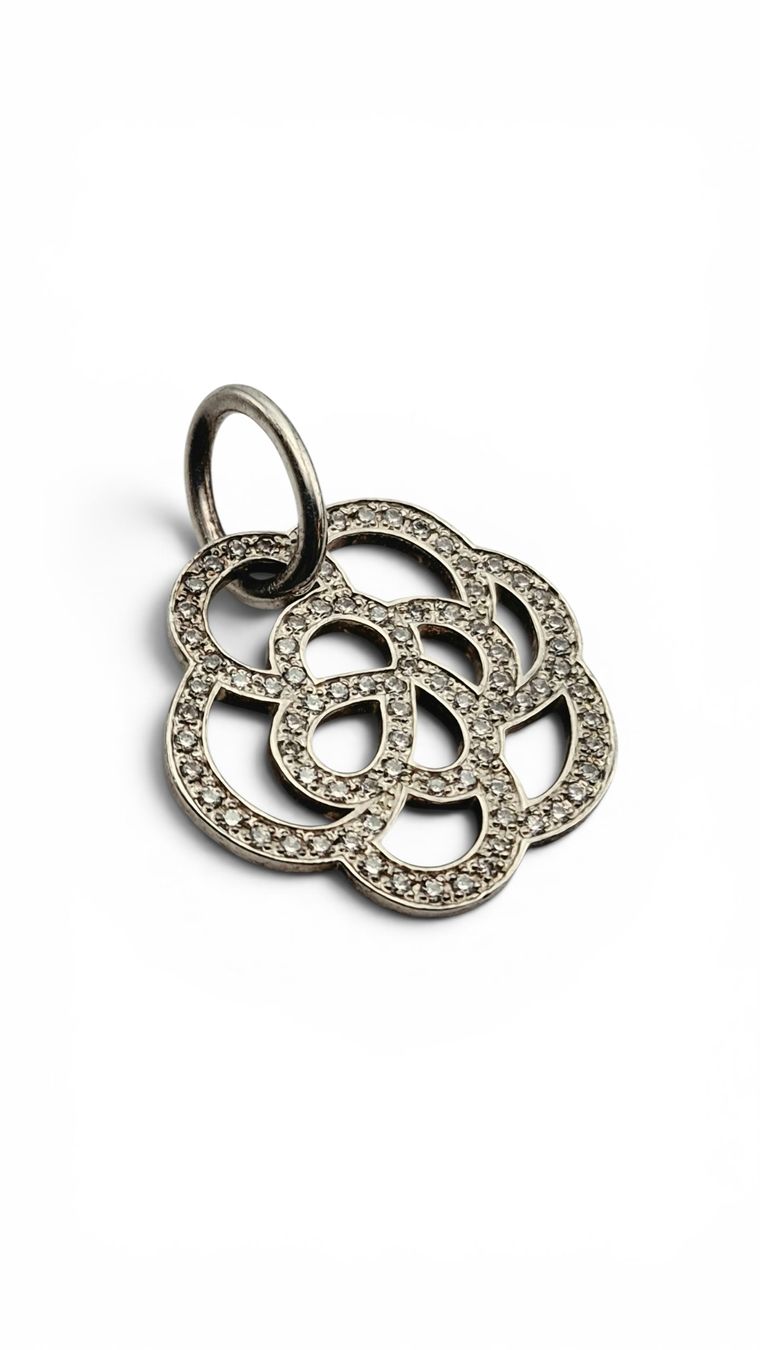 Thomas Sabo Pendentifs: Pendentif Thomas Sabo Openwork Flower Argent 925 & CZ – D'occasion à Clarens par Rimany 1