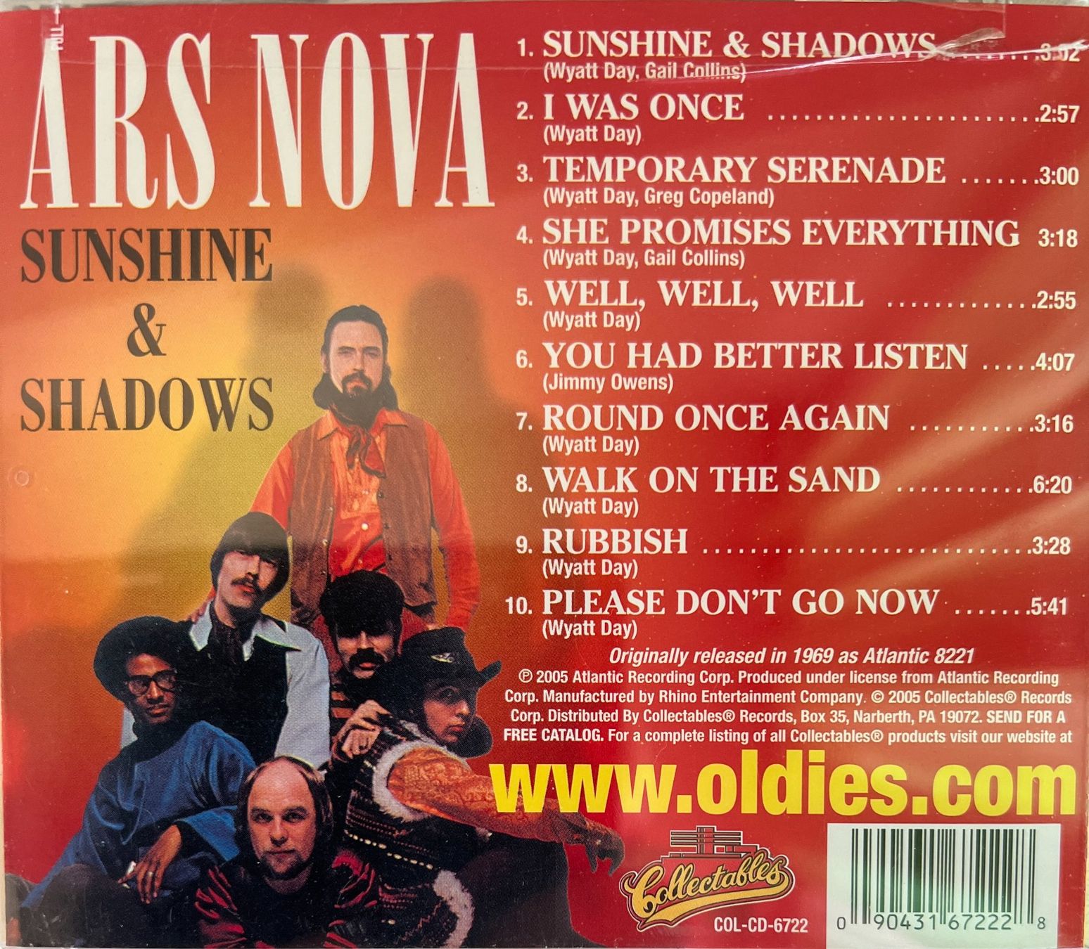 CD: ARS NOVA / Sunshine & Shadows – Usato da Bischofszell venduto da kustavi 1
