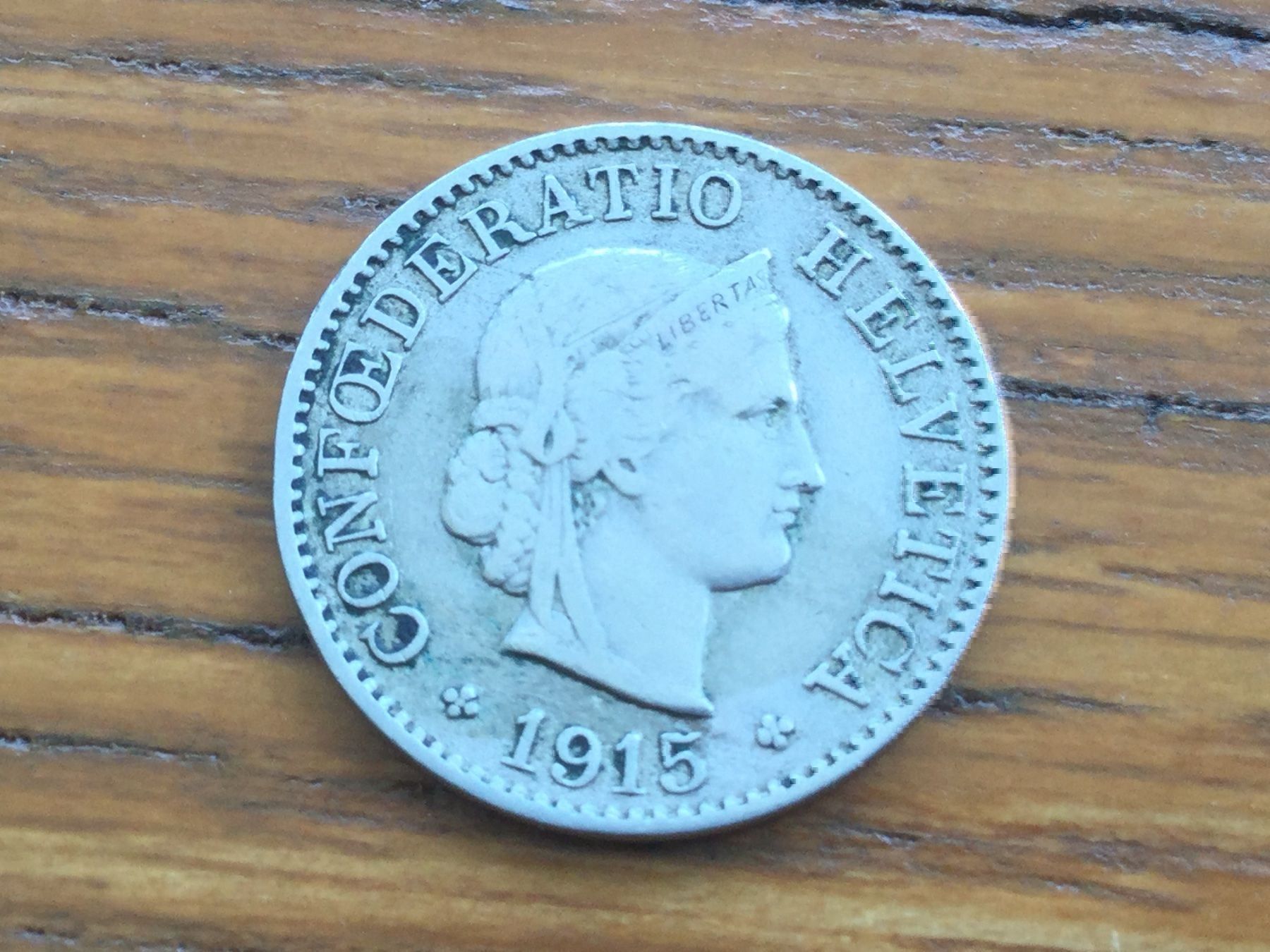 Tutti le monete: 5Rp. 1915 – Usato da Riehen venduto da hansi999