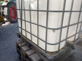 IBC Container 1000L mit Hahn und Palettengrundgestell