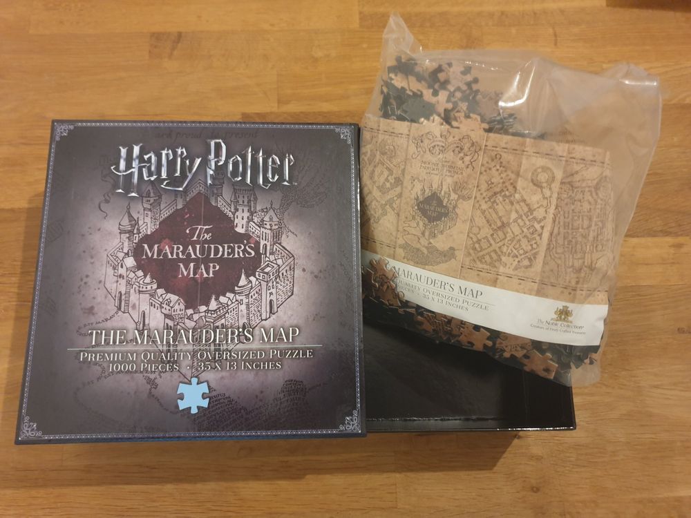Harry Potter Puzzle Karte des Rumtreibers / Marauder