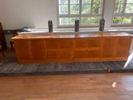 Sideboard/ Kredenz, Ahorn furniert, 50er Jahre