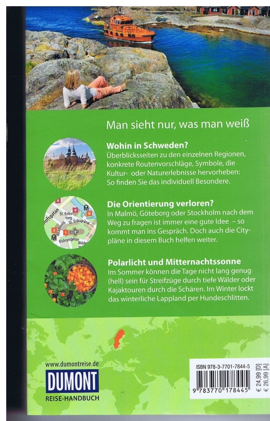 Libri: DUMONT "Schweden" Reise-Handbuch – Usato da Unterengstringen venduto da Lastchance 1