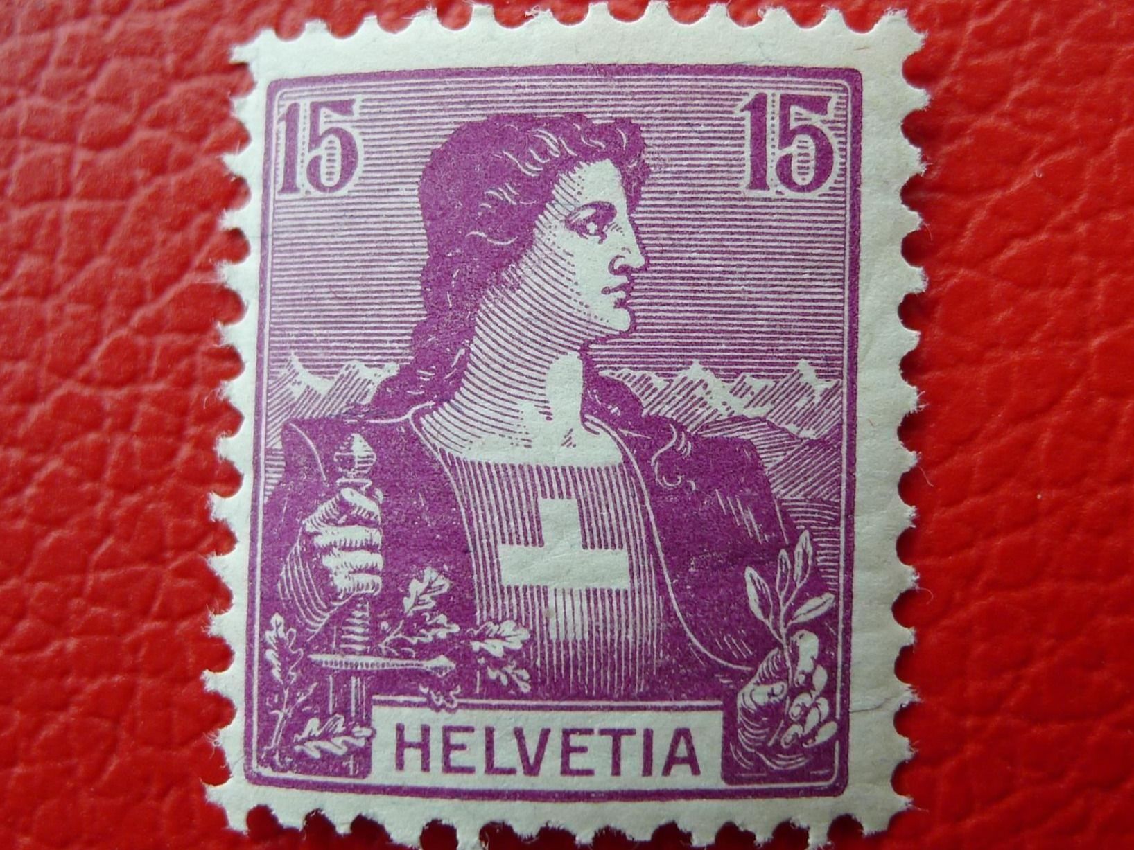 Tutti i francobolli: 1907: Nr.106 ** postfrisch, gut gezähnt, Kat: 17.-+ – Usato da Sursee venduto da Luzernerraute