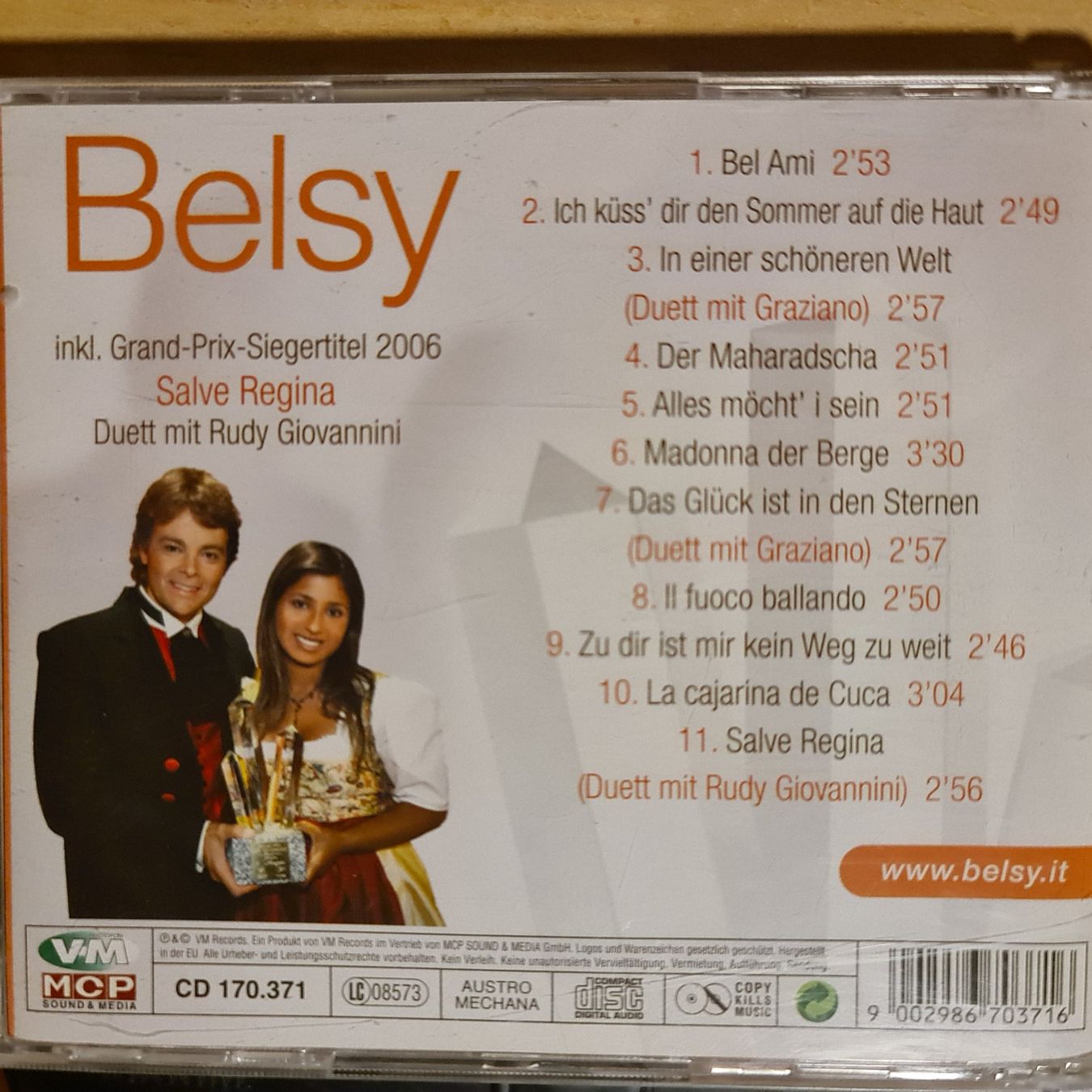 CD: Belsy - Bel ami – Usato da Dintikon venduto da Vexi 1
