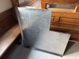 Chromstahl Inox 3mm Tablar Regal Abdeckung Platte Edelstahl