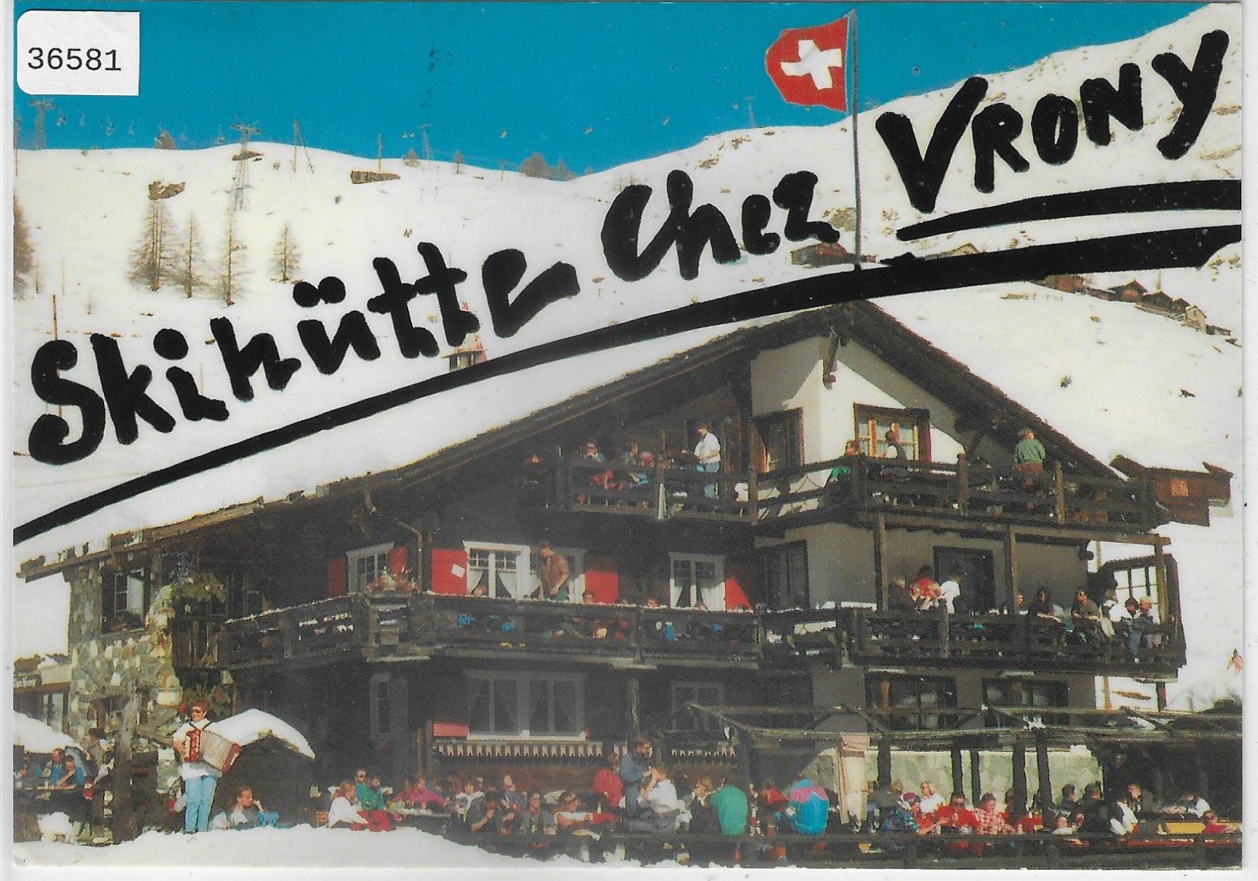 Cartoline postali: Skihütte Chez Vrony - Zermatt – Usato da Ettingen venduto da Kartenplanet