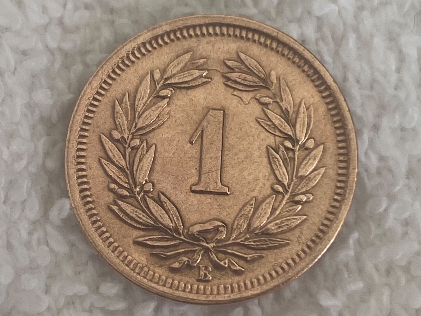 Alle Münzen: 1 centime/rappen 1924 abart – Gebraucht aus Nyon von Ilmi09 1