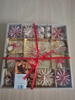 48 Strohsterne & Weihnachtsanhänger – Christbaumschmuck NEU
