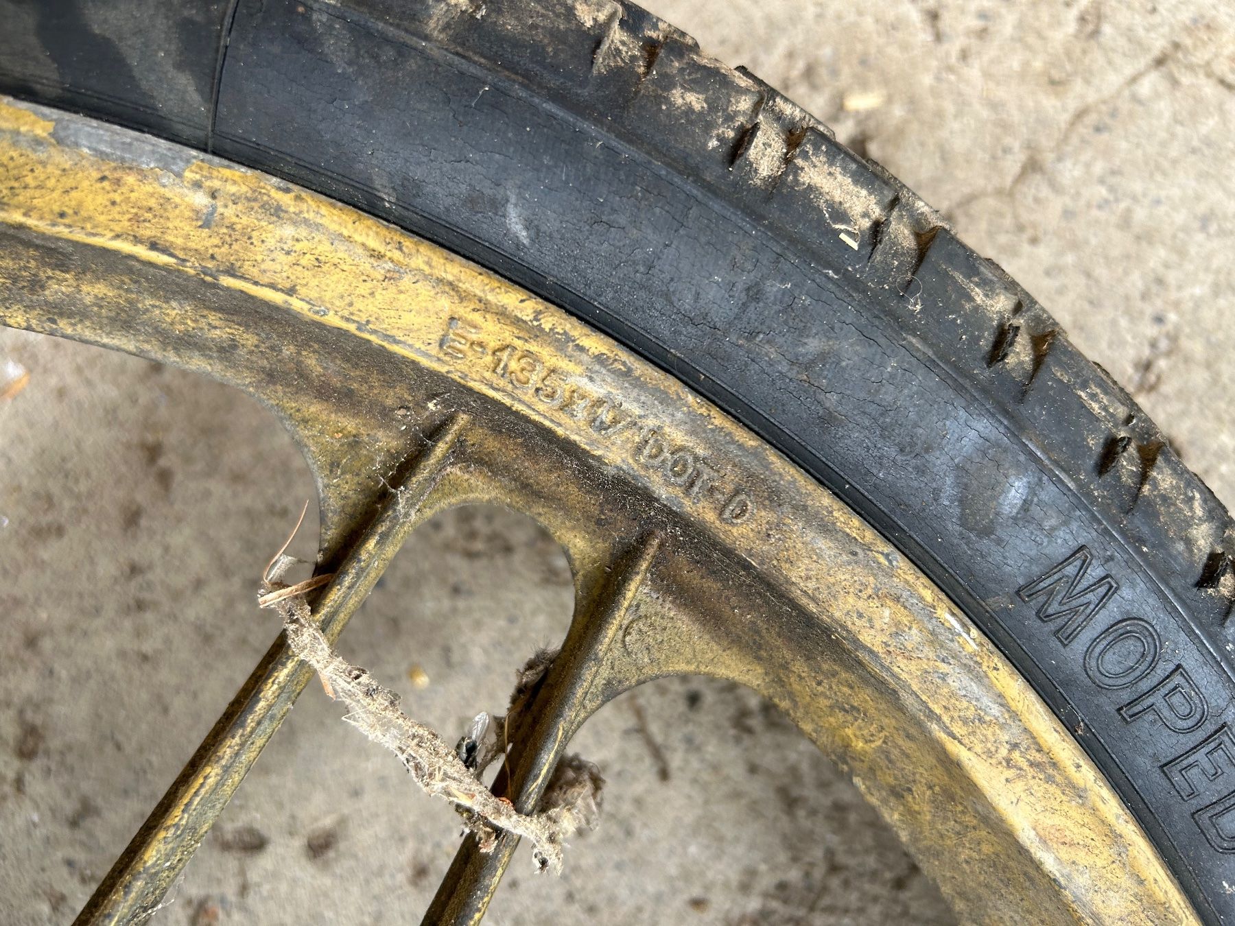 Puch Mofa-Ersatzteile: Mofa Gussfelgen Hinterrad 17 Zoll – Gebraucht aus Fahrni b. Thun von berger_tuning34 2
