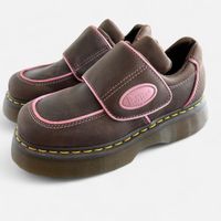 Dr. Martens brown platform loafers