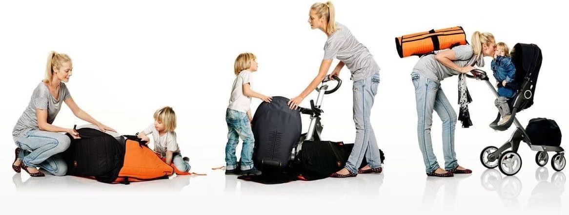 Stokke Carrozzine: Stokke PramPack Kinderwagenreisetasche – Usato da Jona venduto da tambuehl01 6