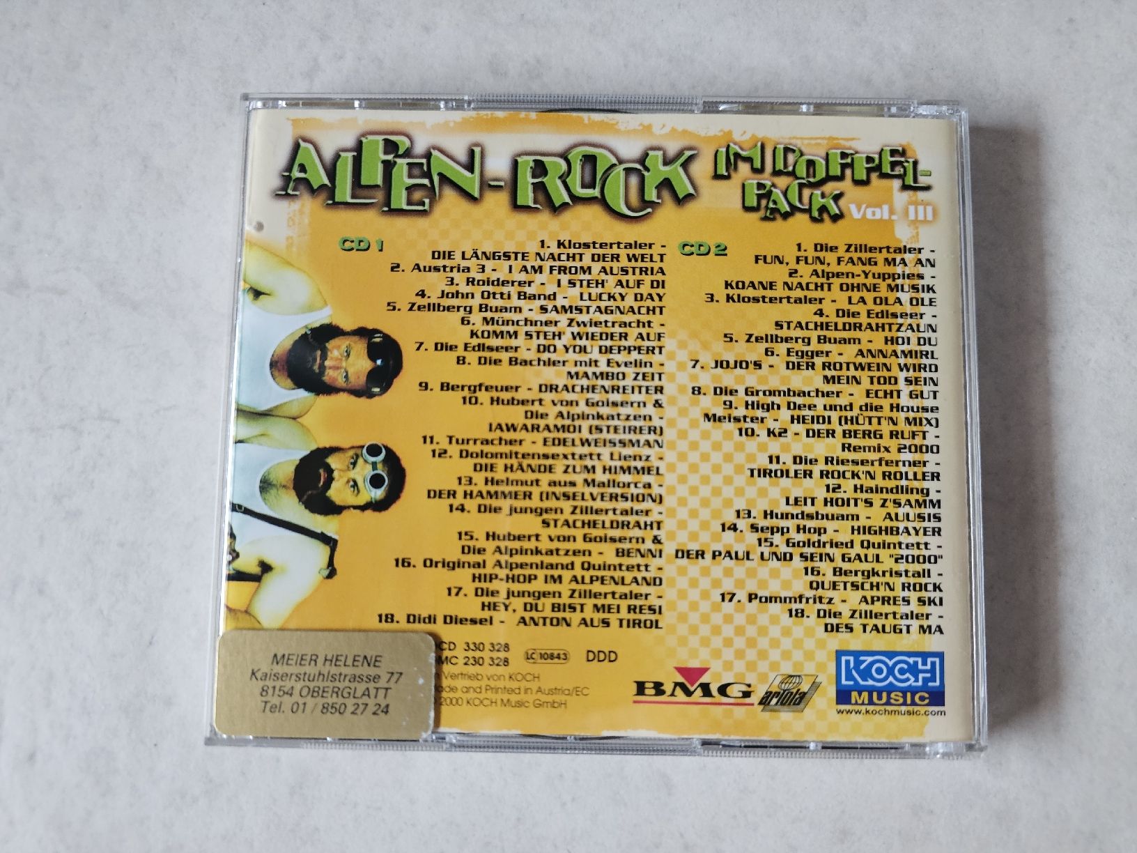 CD: Alpen Rock  -  Die Power der Alpen  /  2 CD's – Usato da Schneisingen venduto da backstore24 1