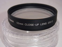 Canon 250D macro lens 52mm Achromat +4dp #v4
