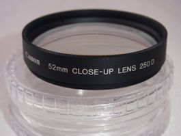 Canon 250D macro lens 52mm Achromat +4dp #VV