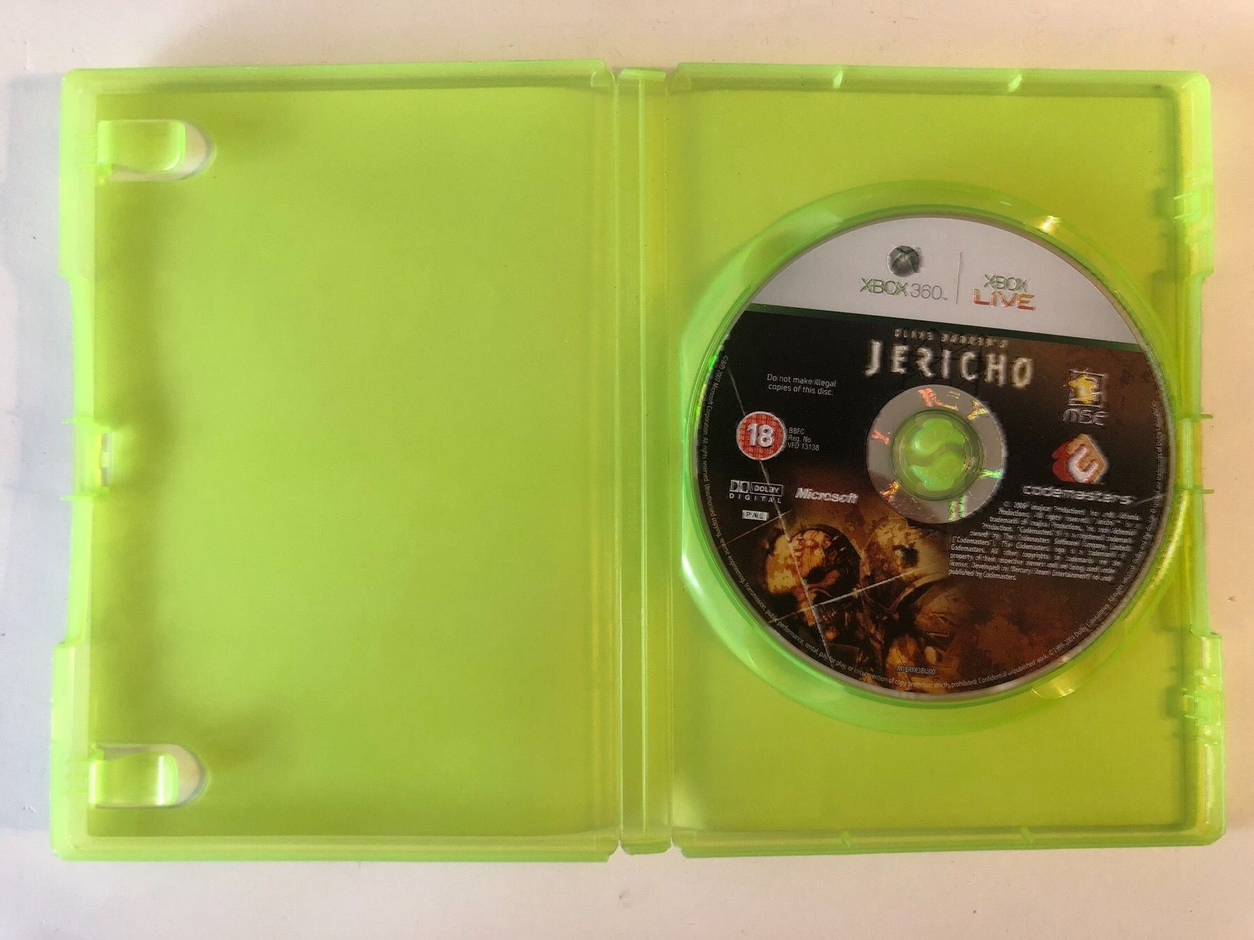 Microsoft Giochi: Clive Bakers Jericho für Xbox 360 – Usato da Kestenholz venduto da Mad18 1